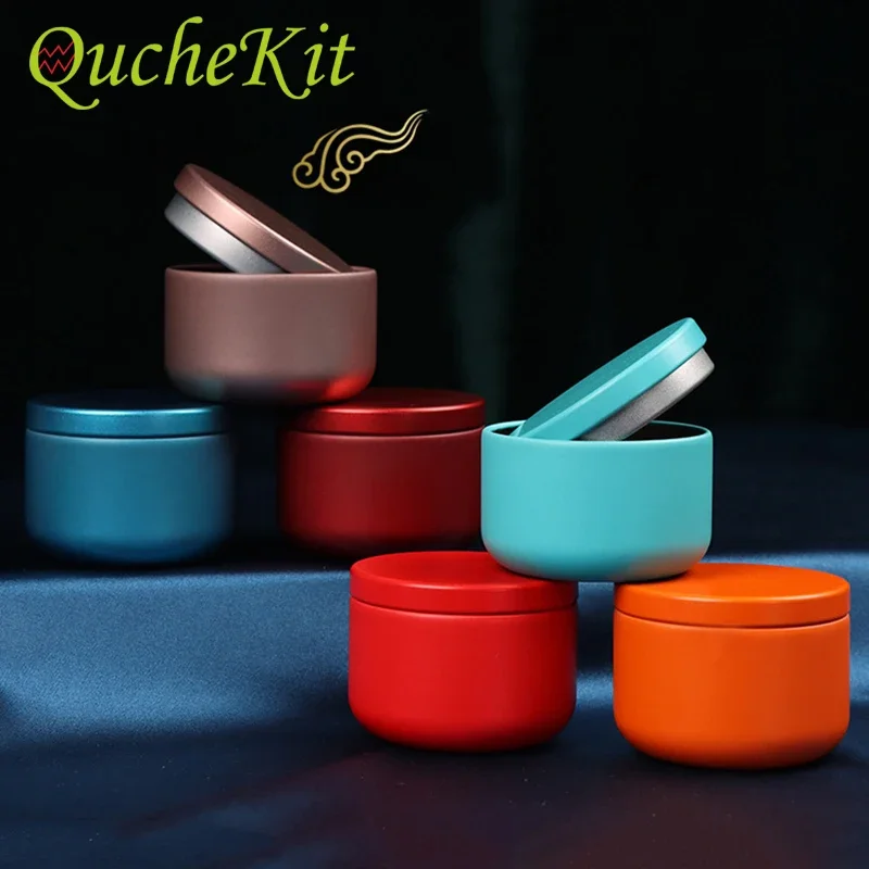 Tin Container Lid - 12pcs Round Candle Tin Metal Tea