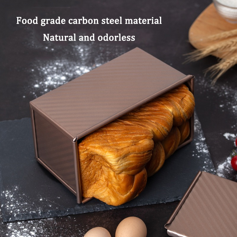 Rectangle Loaf Pan Baking Toas - огляд і ціна Tin Container Lid