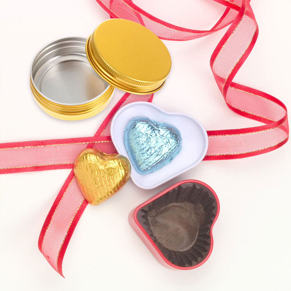 12Pcs Aluminum Tin Jars with S - огляд і ціна Tin Container Lid