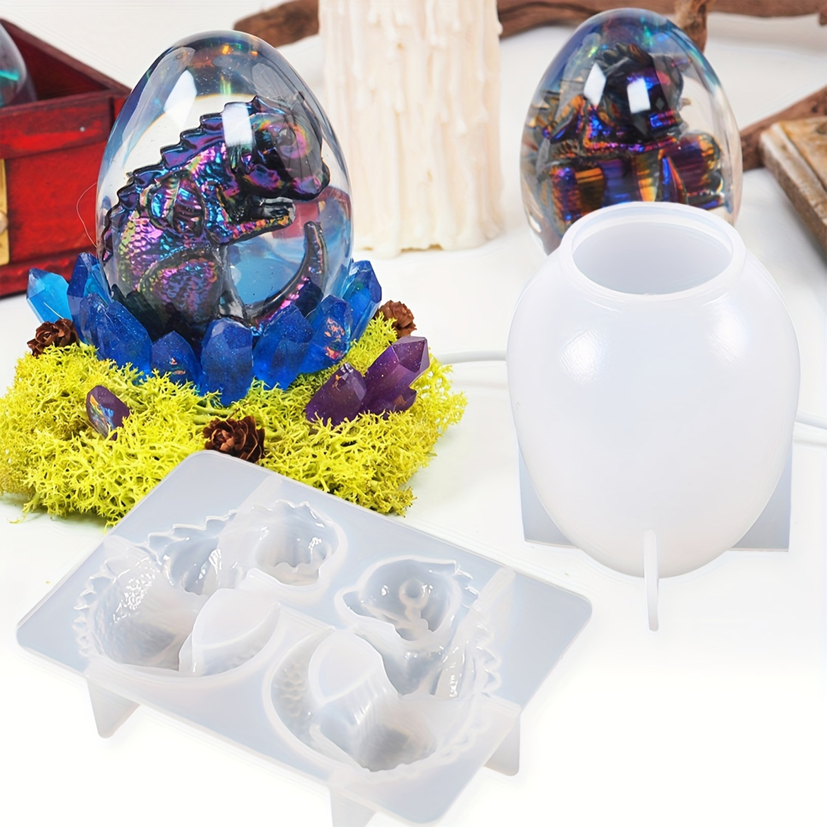 Silicone Dragon Egg Molds, 2-P - огляд і ціна Candle Making Tutorial