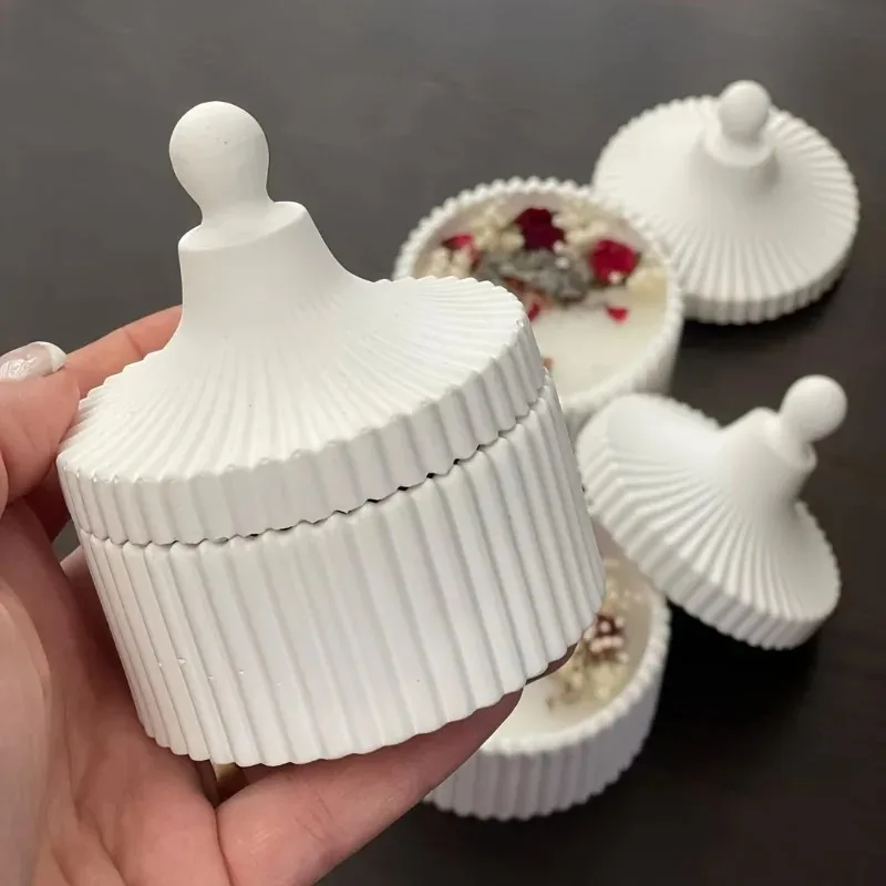 2pcs silicone candle jar mold  - огляд і ціна Candle Making Jars With Lids
