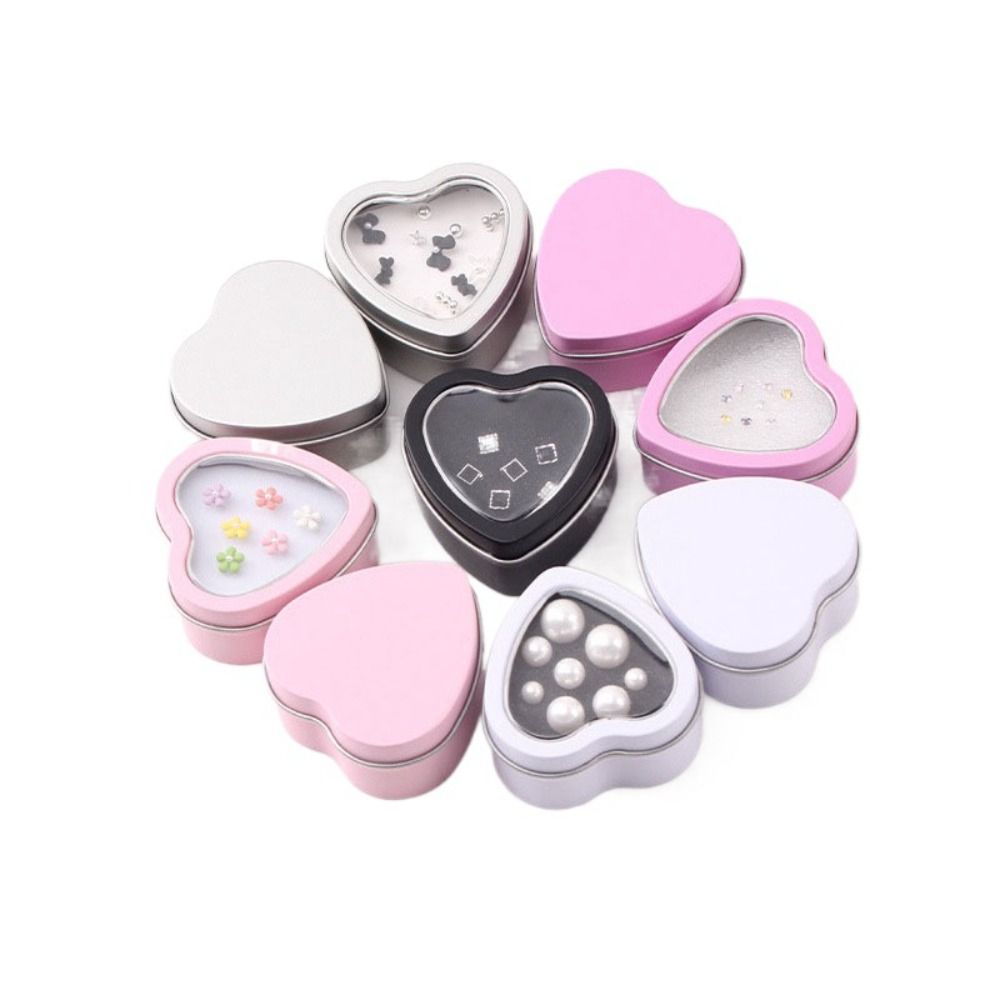 Creative Tinplate Heart Shape  - огляд і ціна Candle Making Jars With Lids
