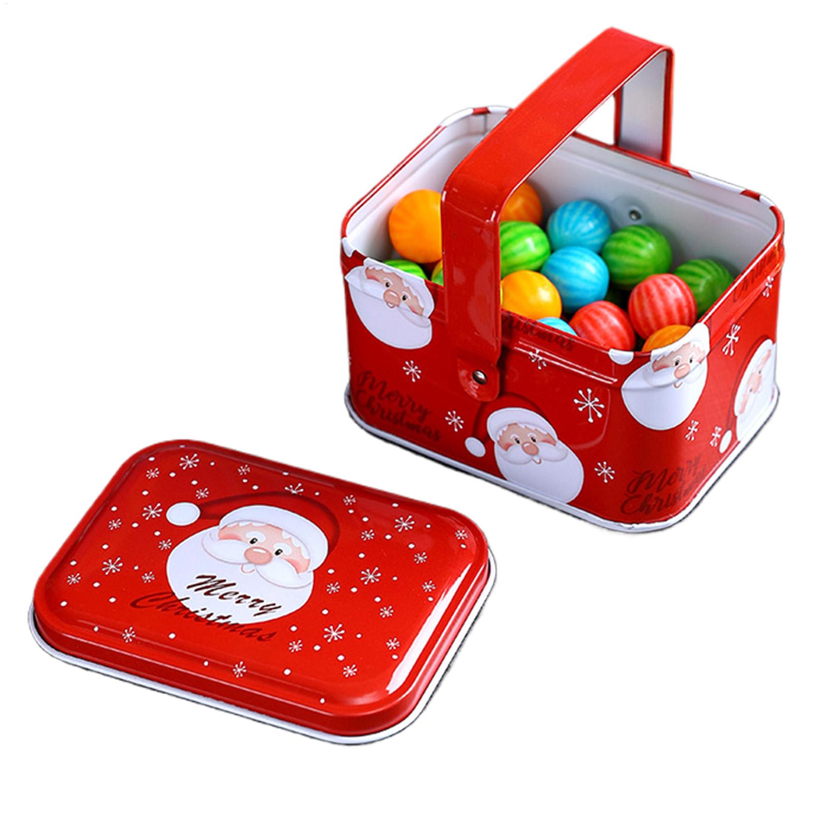 Christmas Cookie Tins Metal St - огляд і ціна Tin Container Lid