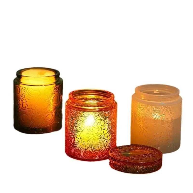 1pc Empty Glass Candle Cup Sto - огляд і ціна Candle Making Jars With Lids